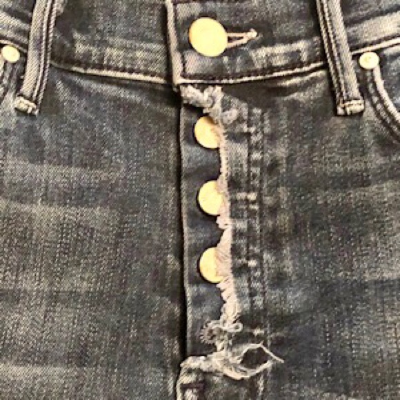 “Like New” MOTHER The Fly Cut Stunner Fray Jean - Picture 6 of 11